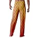 WENKOMG1 Men's Cotton Knit Pajama Pant - Soft Stretch Sleep with Pockets Lightweight Cozy Lounge Sleepwear Pajamas for Men Thick Pj Fashion Clothes Pyjamas Pants (L - Orange)