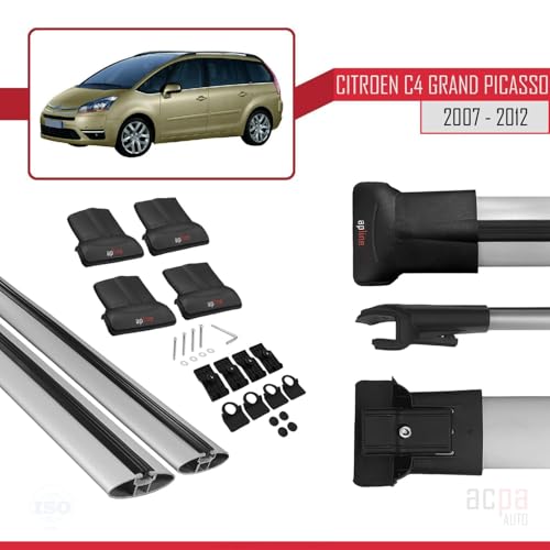 Barras de techo Citroen Grand C4 Picasso 2007-2012 solucionan falta de maletero 4