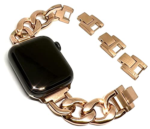 [Royce&Roland] �݊��i/��֕i �`�F�[���o���h ������� ���v �o���h (�X�e�����X/�V���o�[) �H��s�v/�����Y ���f�B�[�X �M�t�g �v���[���g applewatch �A�b�v���E�H�b�` (44mm 45mm 46mm 49mm, �s���N�S�[