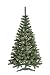 Produktbild Urhome Künstlicher Weihnachtsbaum mit Ständer - 150 cm hoher Christbaum Ø85 cm Dekobaum PVC Kunstbaum Tannenbaum Schnellaufbau Klappsystem Tanne Lea Baum für Weihnachten