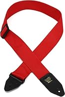 Durable and comfortable 2 inch wide polypropylene webbing. Adjustable length 41 inch to 72 inch. Quality black leather ends. Ernie Ball logo stamped in gold print. Black Delrin adjustable buckle and connector.