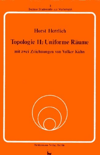 Topologie - II: Uniforme Räume