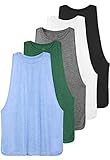 Ullnoy Workout Tank Tops for Women Running Muscle Tanks Sleeveless Loose Fit Gym Yoga Sport Shirts-5...