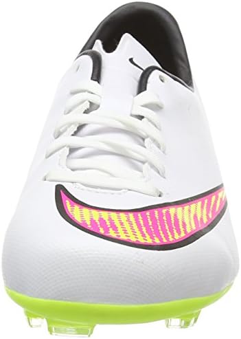 Nike JR Mercurial Victory V FG White/Volt Hyper Pink/Black Size 1.5Y | Image 1