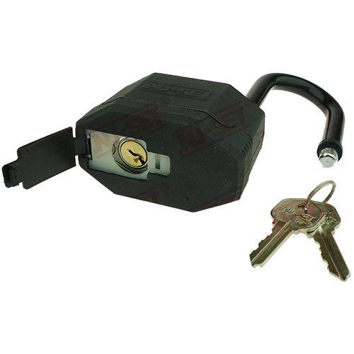 Image of NU-SET 5362L-3 Laminated Steel Padlock with Weather-Proof Cover and Long Shackle, 3-1 /4-Inch