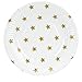 Clayre y fed 62973GO platos desechables de cartón (10 pcs) Blanco de estrellas color aprox 18,5