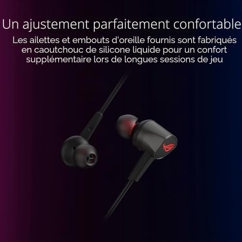 Écouteurs ASUS ROG Cetra Core II – Intra-auriculaires, Filaire, Jack 3,5 mm - vue 8
