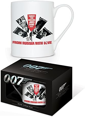 Amazon Com James Bond From Russia With Love Bone China Mug Multi Colour 11 Oz 315 Ml Home Kitchen
