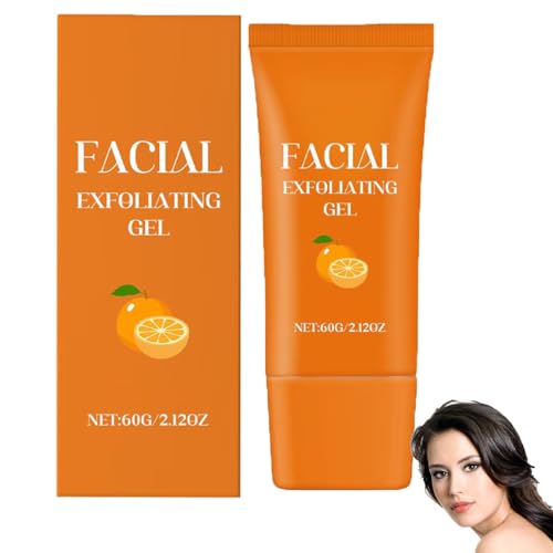 Gel exfoliante limpiador, exfoliante corporal, exfoliante facial, gel limpiador, exfoliante facial, exfoliante corporal, hidratante, limpiador y rejuvenecedor, para todo tipo de piel (1 unidad)