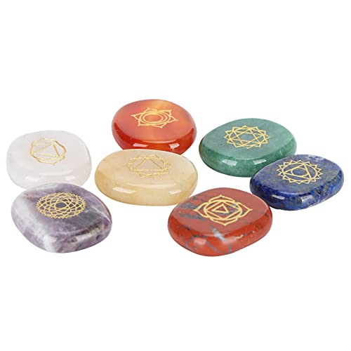 Pierres de chakra naturelles pour lithothérapie et guérison par la méditation - 3