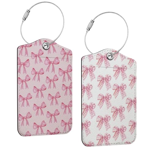 Tag, Suitcase Tags With Privacy Flap And Metal Loop, Coquett