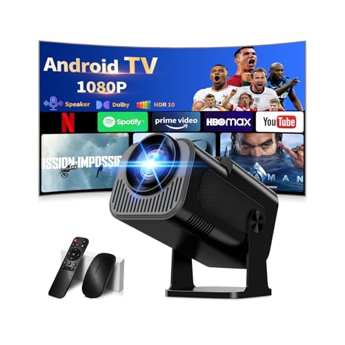 Proyector Portátil【App Integrada & 2026 Upgraded】Mini Proyecto 4K/1080P Vídeo con WiFi 6...