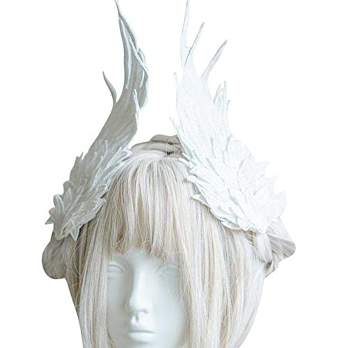 Fituenly Anime Cosplay Requisiten Haarzubehör Für Halloween Party Angel Wings Kopfschmuck Lolita Hair Accessoires Haarnadel