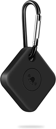 Miniatura 1 de SaharaCase - Funda de silicona para Tile Mate con clip de mosquetón parachoques a prueba de golpes agarre antideslizante, color negro