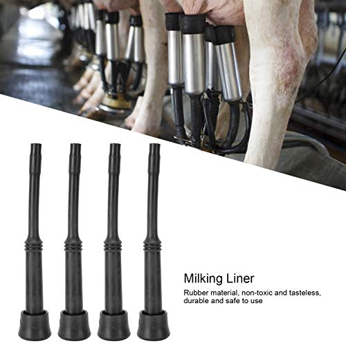 Pièces de doublure de machine à traire étanches et durables pour bétail, 4 pièces - 4