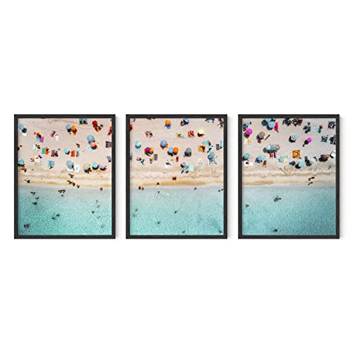 Beach Pictures Wall Art Set of 3