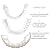 Cosmetic Teeth Veneer Denture Snap on Smile Instant and Confident in Minutes, Top and Bottom Temporary Fake Teeth for irregular, stained, missing and chapped teeth