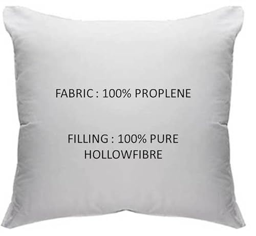 CnA Stores - Square Cushion Insert Inner Pads 18" x 18" Inch (45cm x 45cm) Cushion Stuffer – Made From Bounce Back Non- Allergenic 100% Pure Hollowfibre 1 Cushion