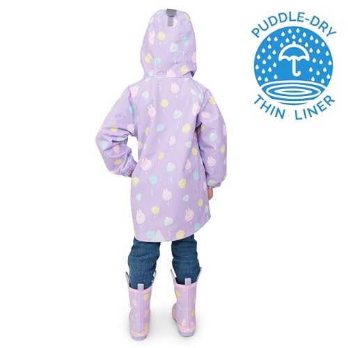 Image of JAN & JUL Waterproof Rain Jacket, Raincoat with Hood for Girls and Boys