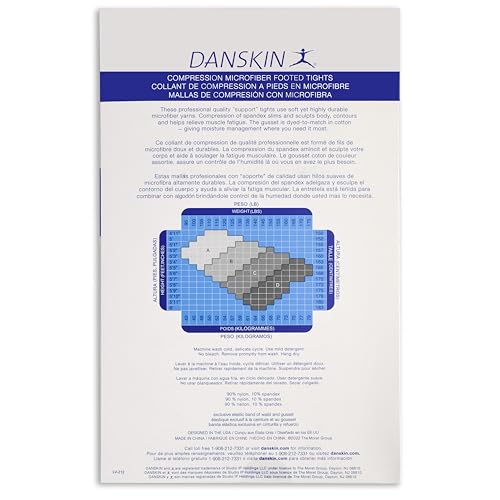 Image of Danskin Women's Compression Footed Tights