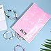 50 Pcs Pink Bow Plastic Gift Bags, Pink Candy Bag, Reusable Bow Party Bags, Gift Bag for Bridal Engagement Party Supplies
