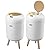 VZZNN 2 Pack Automatic Motion Sensor Trash Cans, 3 Gallon / 11L Touchless Trash Bins with Removable Legs, Slim Waterproof Design for Bathroom, Kitchen, Bedroom, and Office - White