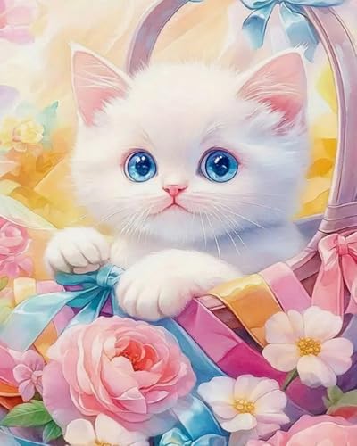 Diamond painting panier de fleurs pour decorer le salon et s accorder une pause DIY relaxante