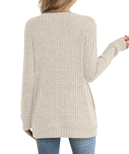 JomeDesign Sweters for Women Dressy Casual Long Sleeve Shirts Crewneck Fall Outfits with Pocket Tunic Tops4