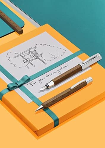 Bolígrafo Faber-Castell Ondoro de madera de roble con forma hexagonal 5