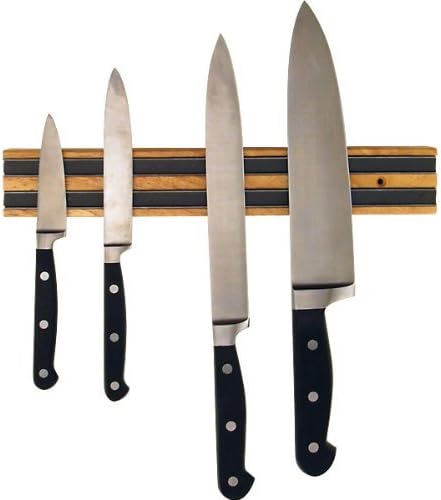 Winco Magnetic Kitchen Knife Holder: 18-inches