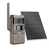 TKENPRO 4K Security Camera Outdoor,Trail Camera Unlimited Data Plan Cellular Trail Cameras 4K Live Feed 4G Game Camera Built in SIM Card Trail Cameras