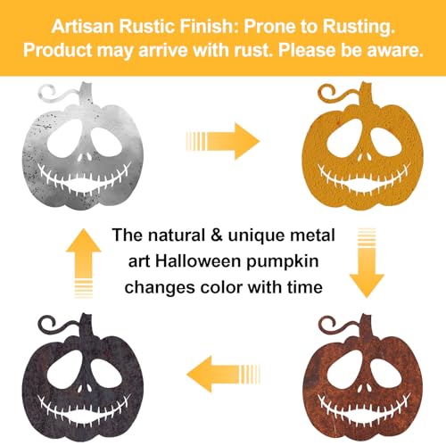 Halloween-Kürbis-Deko, Dekorationen für Halloween im Freien/Innendekoration, Rasen-Hofdekoration, Trick or Treating Halloween Requisite(runder Kürbis-Anhänger)