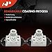 A-Premium Rear Driver and Passenger Drum Brake Wheel Cylinder Compatible with Select Honda Models - Civic 2006-2015, Fit 2009-2019, Insight 2010-2014, 2-PC Set - Replace# 43300SNAA01, 43300T5RA01