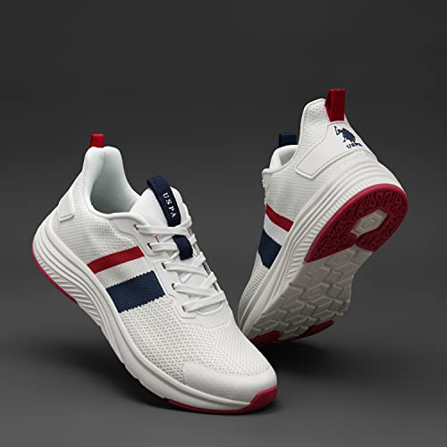 Image of U.S. POLO ASSN. USPA|Mullen 2.0|Off White Stylish Casual Sneaker Shoes for Man