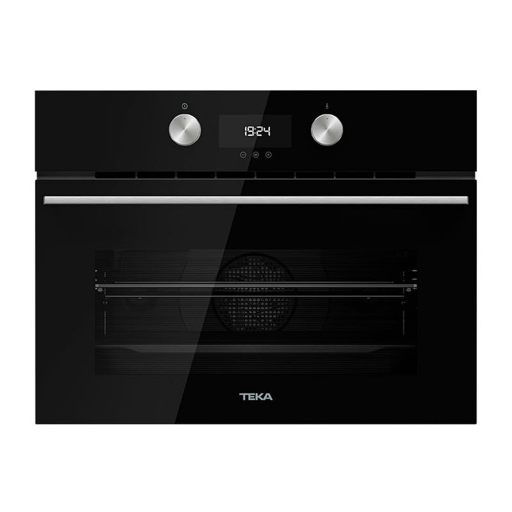 TEKA Horno Compacto Multifunción SurroundTemp con Microondas, Sistema HydroClean ECO, 11 Funciones de Cocinado, 45 cm, HLC 8440 C