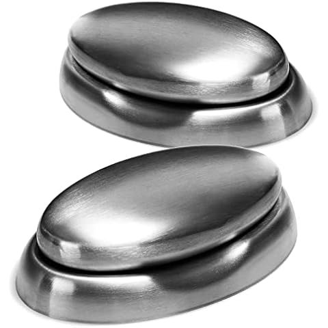 com-four® Savon Anti-Odeur avec Bol Cover