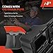 A-Premium Engine Oil Pan Sump with Drain Plug Compatible with Ford Crown Victoria 2003-2011, Lincoln Town Car 2003-2011, Mercury Grand Marquis 2003-2011, Marauder 2003-2004, V8 4.6L