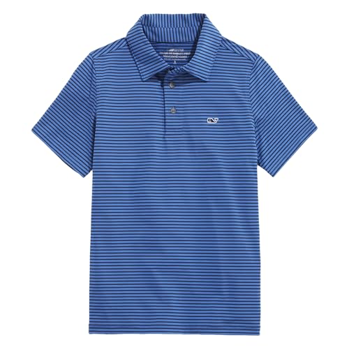 Image of Vineyard Vines Kids Bradley Stripe Sankaty Polo (Toddler /Little Kids /Big Kids)