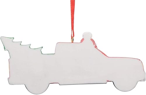 Miniatura 31 de Red Family - Adorno de camioneta – Familia de 3 comprando un árbol de Navidad – Adorno de Navidad personalizado para familia de 3 – Adorno familiar
