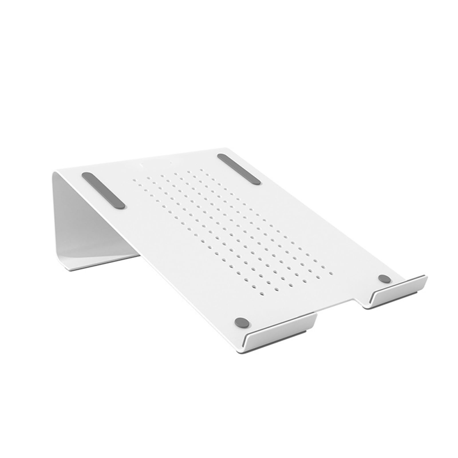 Support ordinateur portable ergonomique blanc pour soulager les cervicales au bureau