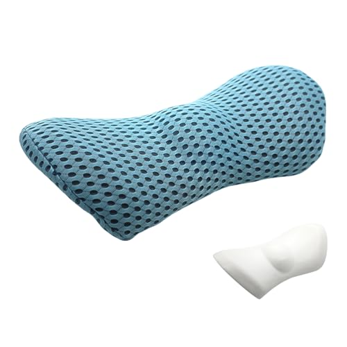 腰枕オフィスチェアと車用調節可能な低反発クッション洗える枕カバーオフィスチェアクッション