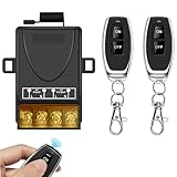 Wireless Remote Control Switch, AC 110V-240V Remote Control Outlet Switch with 2 Remotes, Long Range 328ft RF...