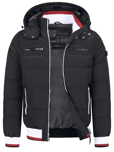 Indicode Herren Marlon Steppjacke in Daunenjacken-Optik | Winterjacke...