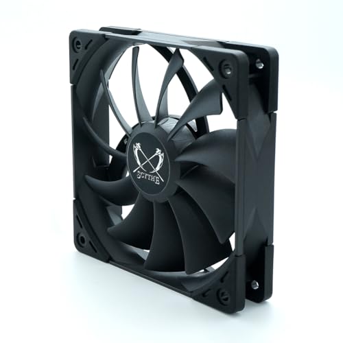 Image of Kaze Flex 120 High Air Flow PC Case Fan, Fluid Dynamic Bearing,120mm x 25mm (3-Pack, PWN 4-pin, 1500RPM)