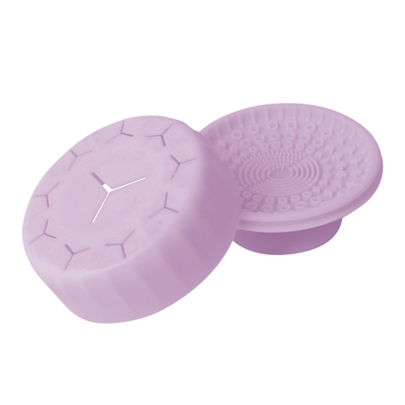 Ipetboom Scatola Per La Pulizia Dei Pennelli Da Trucco Con 4 Tappetini in Silicone Detergente Per Pennelli A Secco Accessori Per La Pulizia Degli Strumenti Da Trucco Portatili