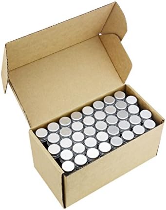 FiveSeasonStuff Glass bottles mini Glass Bottles Sample Bottle Wish Bottles with Aluminium Lid for Decoration, Gift, DIY. (25ML)