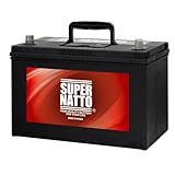 SUPER NATTO （スーパーナット）自動車用バッテリー（充電制御車対応） 115D31R バッテリー無料回収チケット付き (55D31R 65D31R 70D31R 75D31R 80D31R 85D31R 90D31R 95D31R 100D31R 105D31R 110D31R 115D31R 120D31R 125D31R 130D31R互換) (長寿命・2年保証付き)