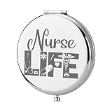 KEYCHIN Nurse Pocket Mirror Nurse's Day Gift Nursing Student Compact Makeup Mirror Nurse Practitione