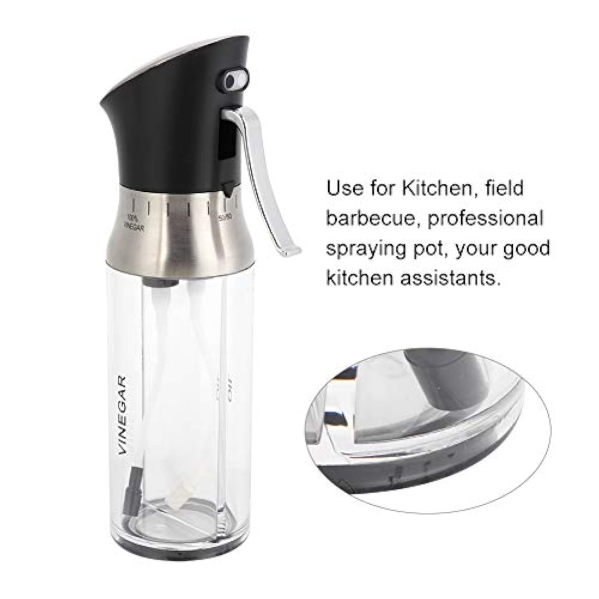 Oil Bottle Sprayer for BBQ & Kitchen Use