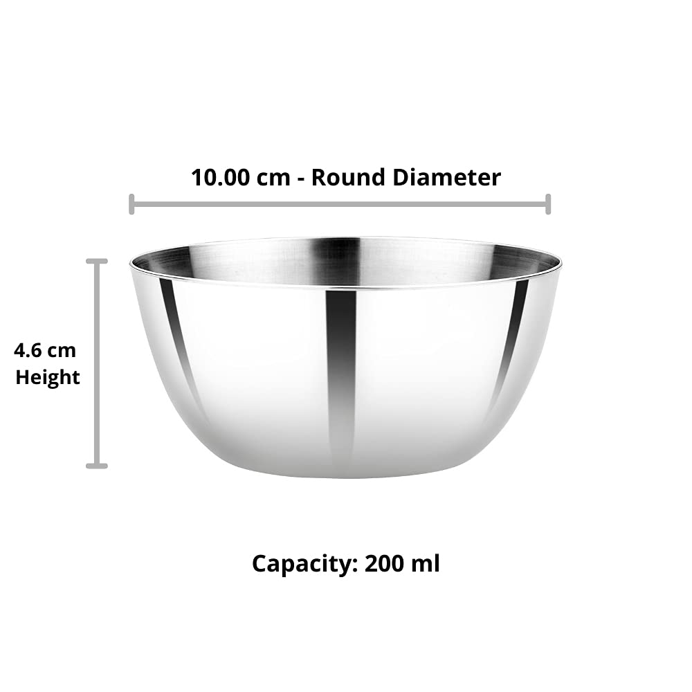 Vinod Stainless Steel Bowl Set - 6 Piece -6